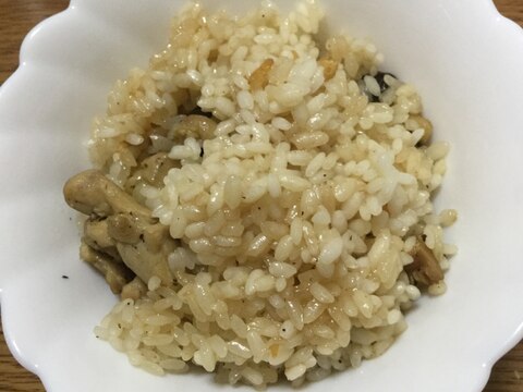 鶏と卵の中華おこわ